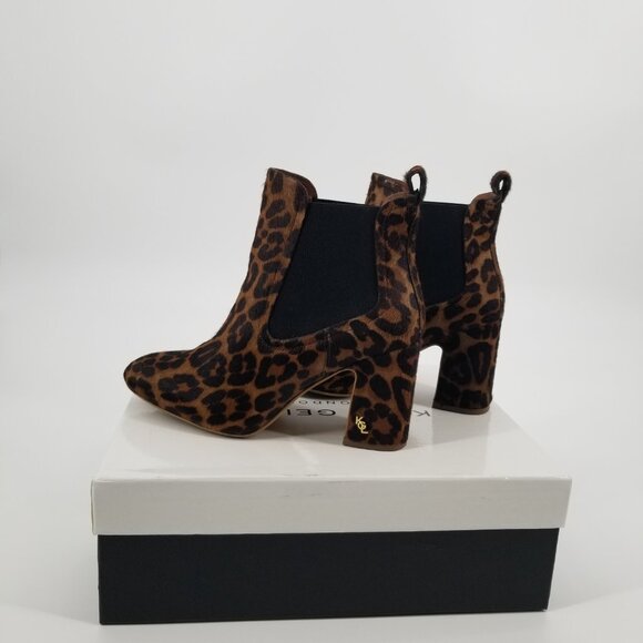Kurt Geiger London Leopard Print Chelsea Bootie - Raylan Sz. 37 / 7 - Picture 3 of 10